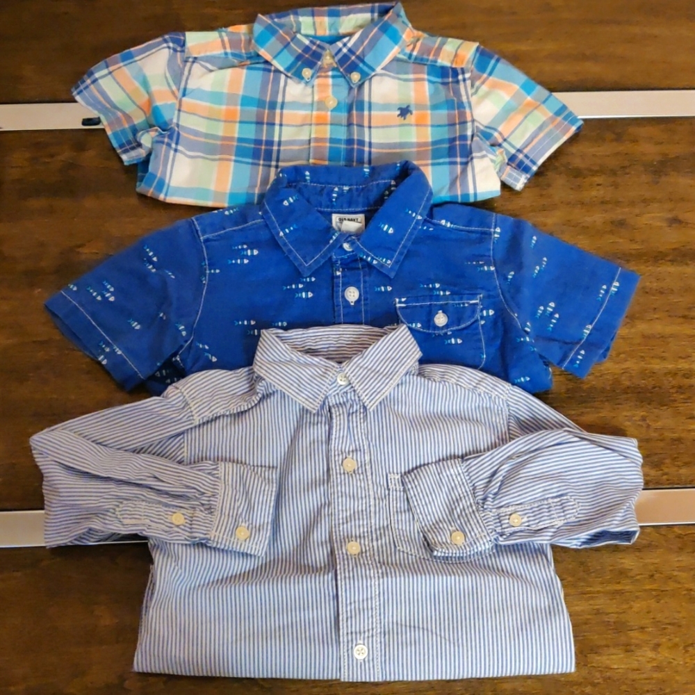Carter's boy dress shirts, size 3 T